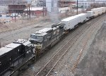 Westbound intermodal train